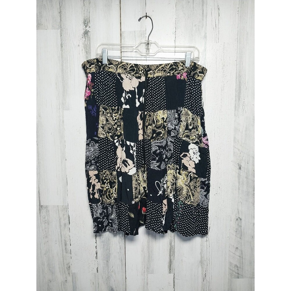 Raja Women's Patchwork Skirt One Size Drawstring